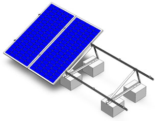 Roof Pv Mounting System-Glazed Tile