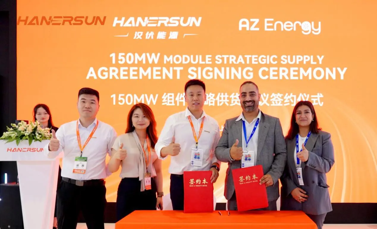 Hanersun, AZ Energy Sign 150MW Module Deal at SNEC, Targeting Australia’s Premium Solar Market